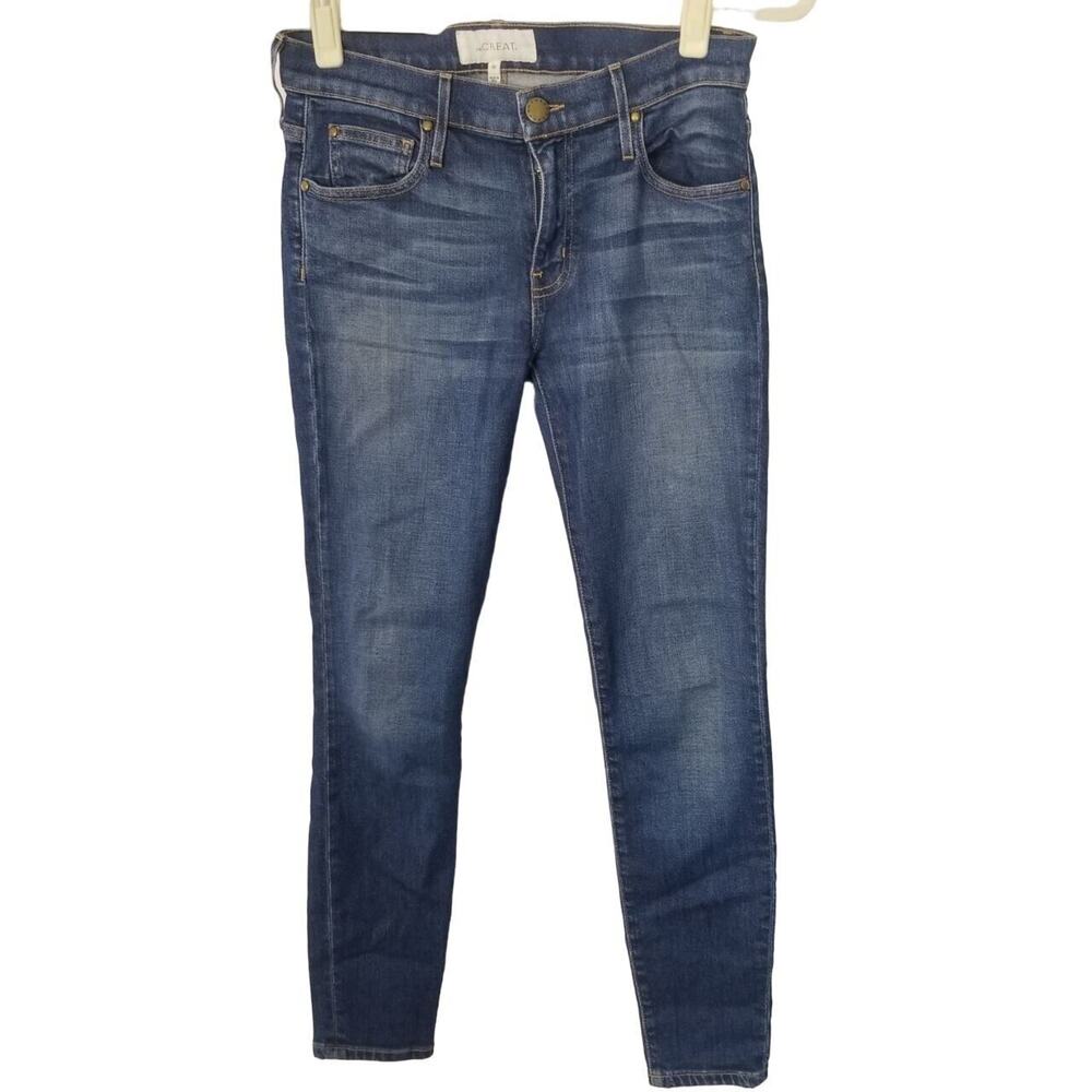 The Great Womens The Skinny Skinny Jeans Size 26 Low Rise Medium Wash Designer